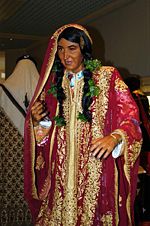 Bahraini woman's traditional dress on display at Bahrain National Museum