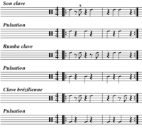 Son, rumba and brazilian clave of today with pulse.