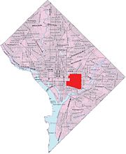 Map shows Capitol Hill in red.