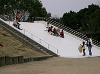 Playground slide in Japan
