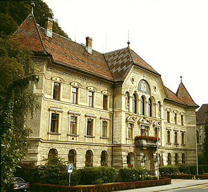 Government and Parliament Building, Vaduz, Liechtenstein