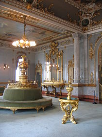 Inside of the Teatro National de Costa Rica, the Costa Rican National Theater.