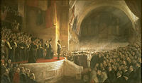 The opening of the Parliament of Australia in 1901