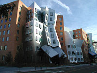 The Stata Center houses CSAIL, LIDS, and the Department of Linguistics and Philosophy