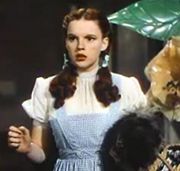 as Dorothy in The Wizard of Oz (1939)