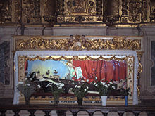 Funerary monument in the Church of Saint Francis, in Évora (Portugal)