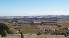 Fewer than 15 percent of Australians live in rural areas. This picture shows the Barossa Valley wine-producing region of South Australia.