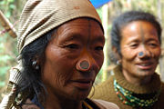 Tribals make up eight percent of India's people. Pictured here are Apatani tribal women from Arunachal Pradesh.
