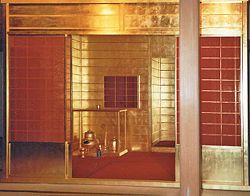 Gold tea-room at Fushimi (Momoyama) Castle, Kyoto