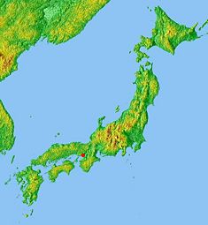 Location of Osaka