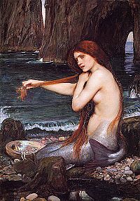 A Mermaid by John William Waterhouse.