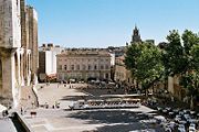 Square below the Palace of the Popes, Avignon