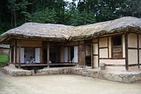 Yu Gwansun's childhood home in Yongduri, burned down in 1919, reconstructed in 1991