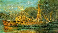 A painting by Nazmi Ziya Guran (1881–1937)
