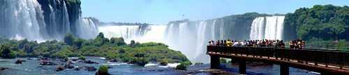 Walkways allows close view of the falls