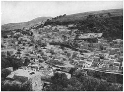 Muslim quarter of Safed c. 1908.