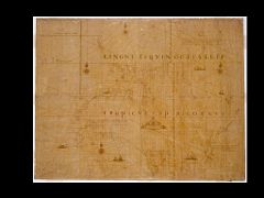 The Abel Tasman map, 1644, also known as the Bonaparte Tasman map. This map is part of the collection of the State Library of New South Wales, Australia.
