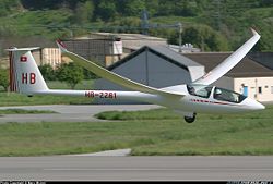 Schleicher ASH-25 two-seat open class glider