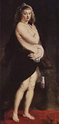 Portrait of Hélène Fourment (Het Pelsken), c. 1630s. Kunsthistorisches Museum, Vienna.