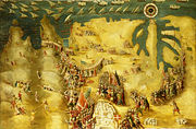 The Siege of Malta - Flight of the Ottomans by Matteo Perez d'Aleccio.