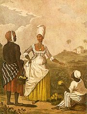 The Barbadoes Mulatto Girl, after Agostino Brunias, 1779.