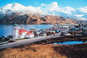 Unalaska Island in the Aleutian Islands