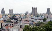 View of Madurai, also an ancient center of Hindu learning and worship.