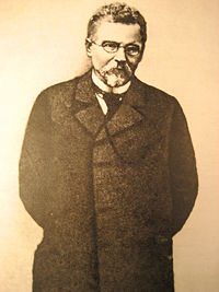 Bolesław Prus. Jubilee portrait by Antoni Kamieński, 1897.