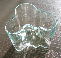 The Savoy Vase, also known as the Aalto Vase.