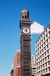 Bromo Seltzer Tower, erected in 1911.