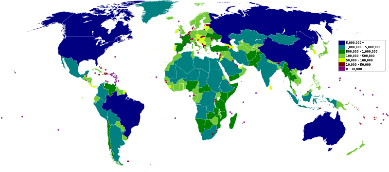 Image:Countries by area.svg