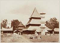 A Minangkabau mosque circa 1900.