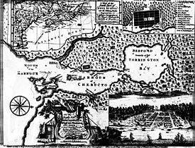 Map of Town of Halifax, 1750