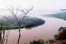 River border with Tanzania