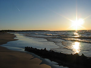 Ipperwash Beach, Lake Huron.