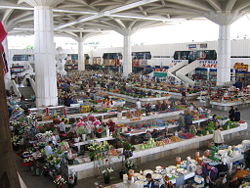 A bazaar in Ashgabat.