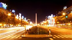 The 9 de Julio Avenue