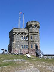 Cabot Tower in St. John's, Newfoundland, Canada