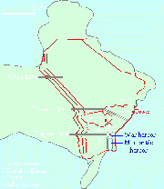 Layout of the city.