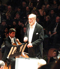 Kurt Masur conducting the San Francisco Symphony