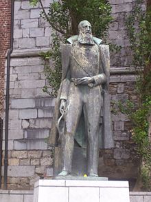 A statue of Leopold in Mons, Belgium