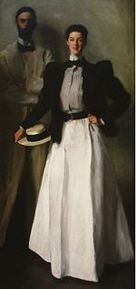 Mr. and Mrs. I.N. Phelps-Stokes, 1897, oil on canvas, 214 x 101 cm, Metropolitan Museum of Art, Manhattan.