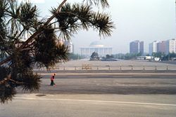South Korean National Assembly Building viewed from front.