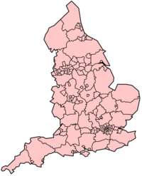 Administrative divisions of England.