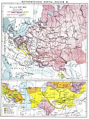 Map of the Russian Empire, 1762–1801