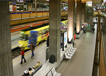 Brussels metro (actually here premetro), de Brouckère station.