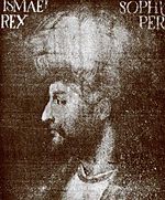 Shah Ismail I, the founder of the Safavid Empire (1501–1736).