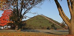 Miamisburg Mound, the largest conical mound in Ohio, is attributed to the Adena Culture.