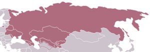 Map of the Commonwealth of Independent States