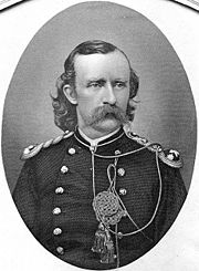 Custer, a formal portrait.